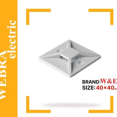 پایه بست کمربندی W&E 40*40 – بسته 100 عددی
