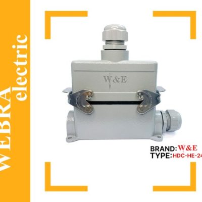 سوکت فرمان 24 پین کف بسته مدل HDC-HE-024-4