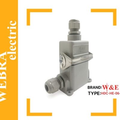 سوکت فرمان 6 پین کف بسته مدل HDC-HE-06-4