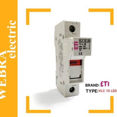 پایه فیوز سکسیونر تک فاز چراغدار سایز ETI 10*38