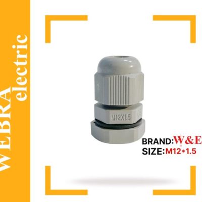 گلند پلاستیکی M12 برند W&E