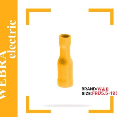 سرسیم فیشی مادگی فشنگی (FRD5.5-195) – بسته 100 عددی W&E