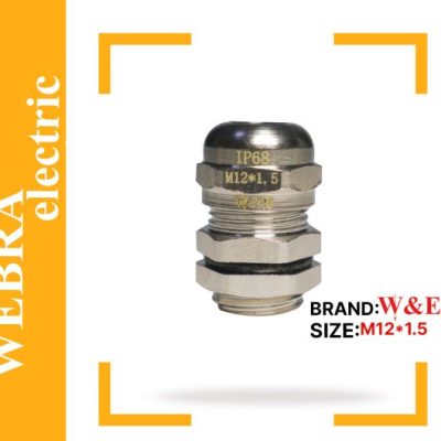 گلند فلزی M12 برند W&E