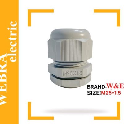 گلند پلاستیکی M25 برند W&E