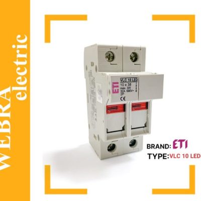 پایه فیوز سکسیونر دو فاز چراغدار سایز ETI 10*38