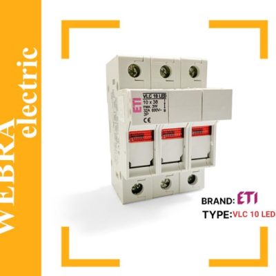 پایه فیوز سکسیونر سه فاز چراغدار سایز ETI 10*38